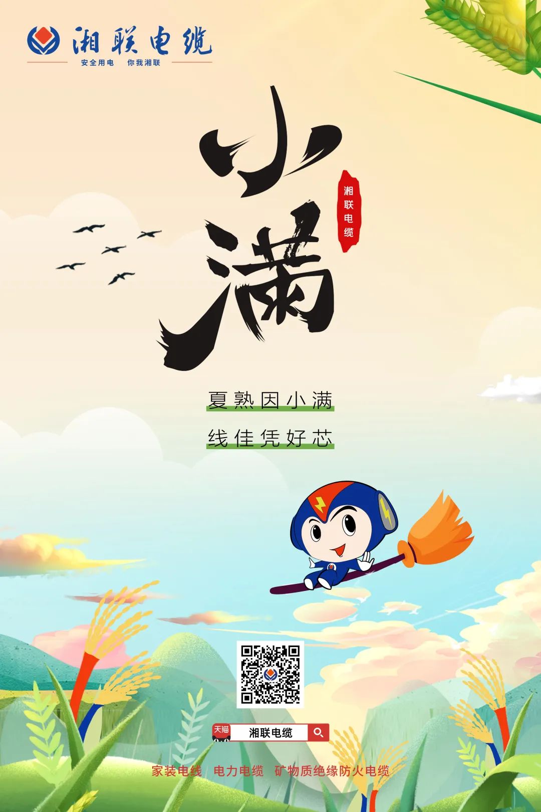 小滿節(jié)氣今日至，用電安全需重視！#安全用電你我湘聯(lián)